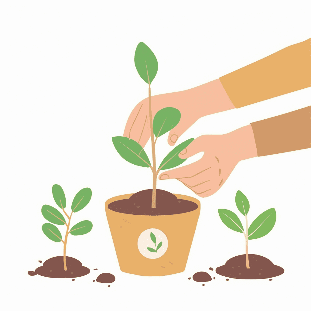 hands_planting_a_seedling_into_a_container_pot